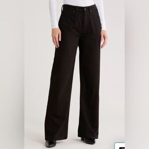 Rag and Bone Lori mid rise wide leg denim